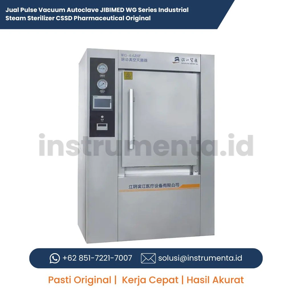 Jual Pulse Vacuum Autoclave JIBIMED WG Series Industrial Steam Sterilizer CSSD Pharmaceutical Original
